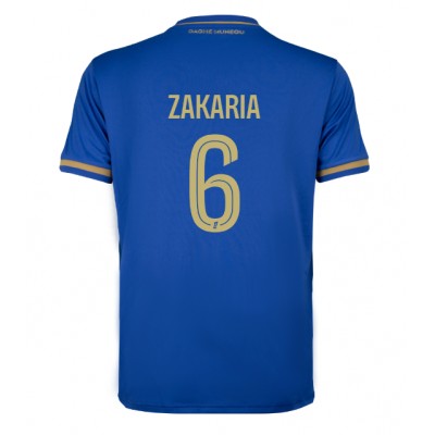 Moški Nogometni dresi AS Monaco Denis Zakaria #6 Gostujoči 2025-26 Kratek Rokav Moški Nogometni dresi AS Monaco Denis Zakaria #6 Gostujoči 2025-26 Kratek Rokav